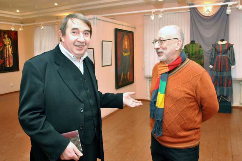 С художественным руководителем Вологодского ТЮЗа Борисом Гранатовым.